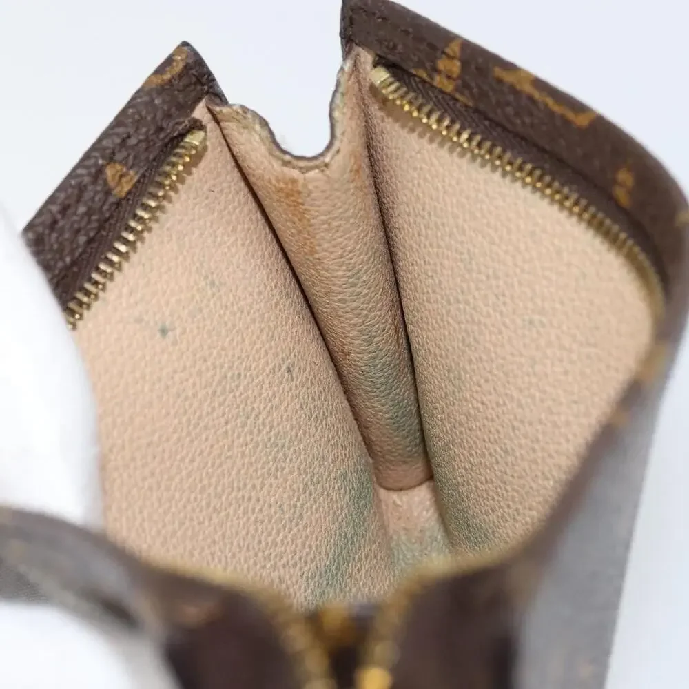 Louis Vuitton Monogram Bucket PM Accessory Pouch Brown